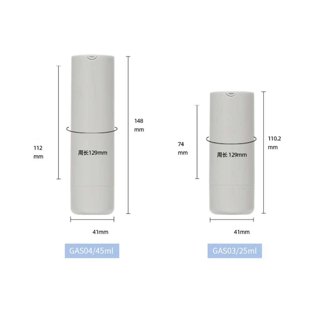 1 PC 25 ml/45 ml โรตารี่สูญญากาศ Emulsion ขวดเปลี่ยนด้านใน Airless ขวดโลชั่นเครื่องสําอางค์ Pumb Empty ขวด