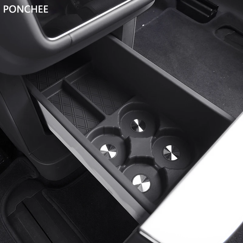 

For Lynk&Co 900 2025-2026 Car Refrigerator Silicone Pad Storage Box Dirt-resistant Automobile Modification Supplies