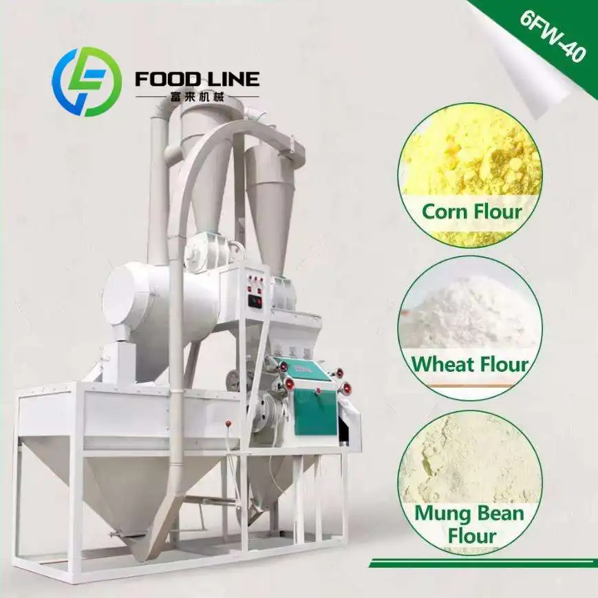 Industrial Grain Milling Machine Flour Mill Vibrating Sifting Sieve Multi Layer System Animal Feed Milling Plant Best Price