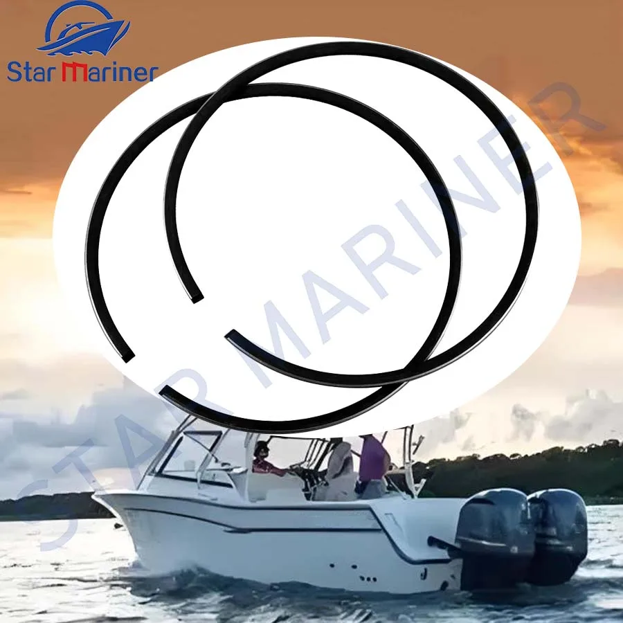 

12140-94400 Набор поршневых колец STD для подвесного двигателя Suzuki 2T DT35 DT40, диаметр 79 мм, лодочный двигатель, заменяет детали