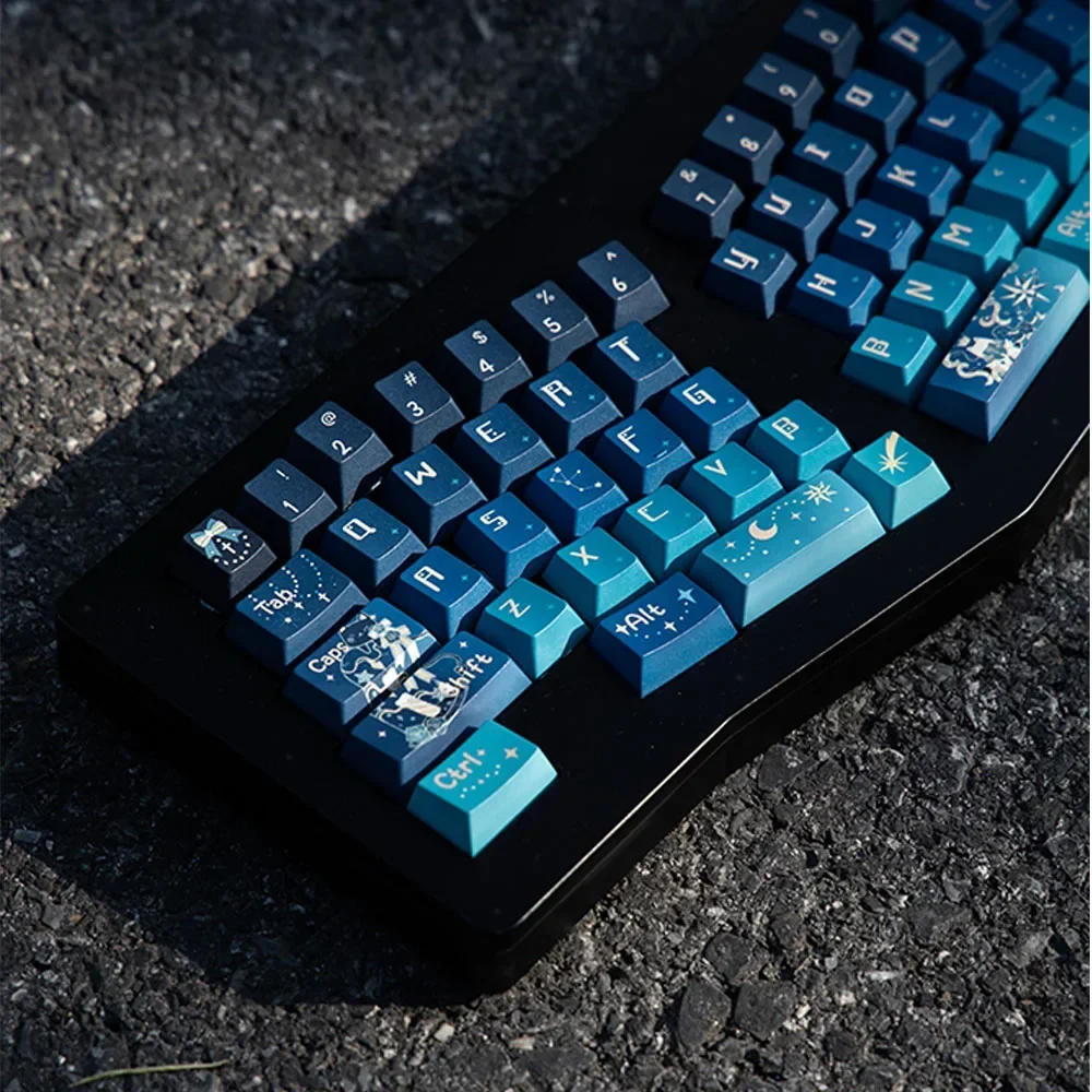 

Starry sky theme keycaps · Starry night corridor · Night Star tour · Dark blue gradual change original