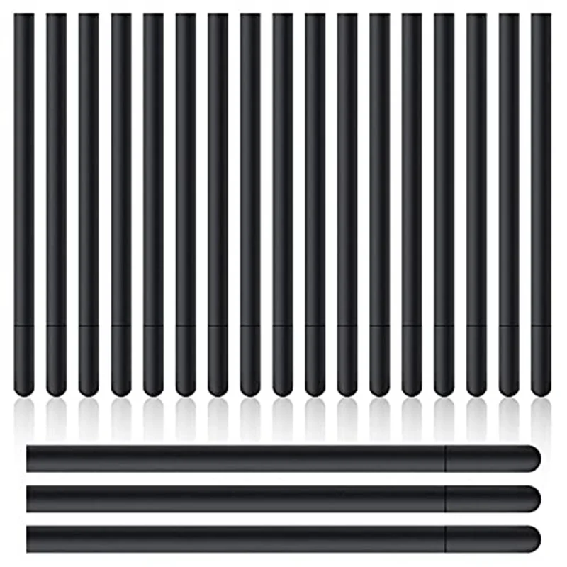 

ABJG-20 шт. сменные стандартные наконечники для ручек, черные сменные наконечники для ручек, совместимые с бамбуком