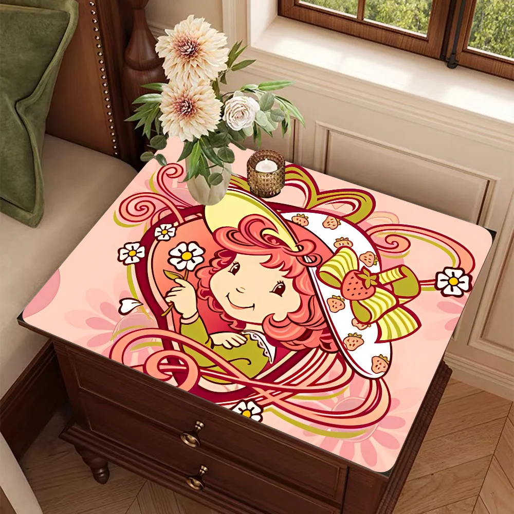 Strawberry Shortcake Quick Drying Dish Mat Printed Kitchen Non-slip Coffee Cup Pad Drain Mats Dinnerware Cup Bottle Placemat