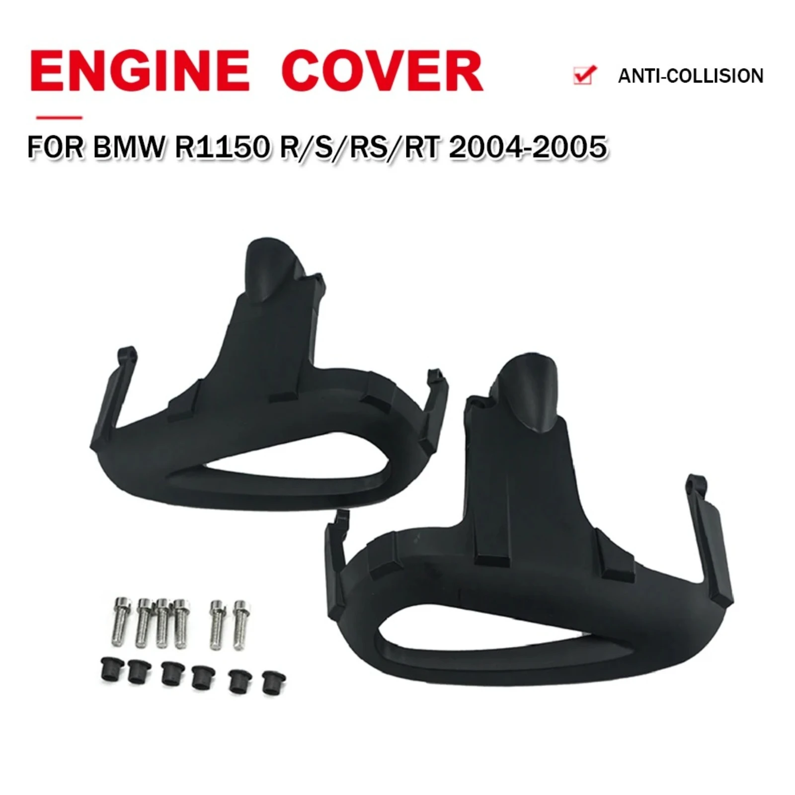 Motorcycle Engine Cylinder Guard Head Protector Side Cover For BMW R1150RT R1150R R1150RS R1150 R RS RT R1100S R1100GS 2004 2005