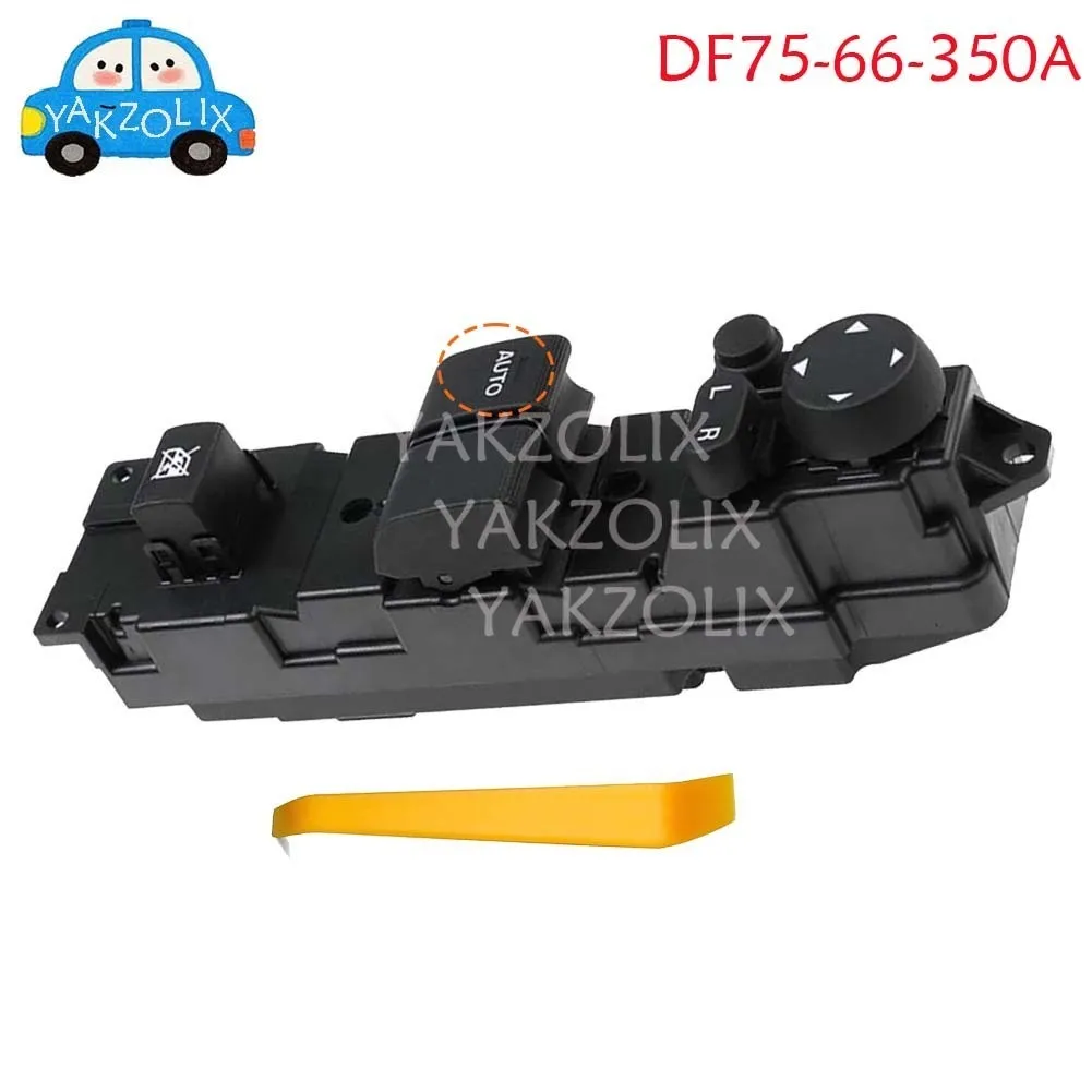 For Mazda 2 6 2008 2009 2010 2011 2012 Front Left Electric Power Lifter Window Switch Button Parts DF75-66-350A DF75 66 350A