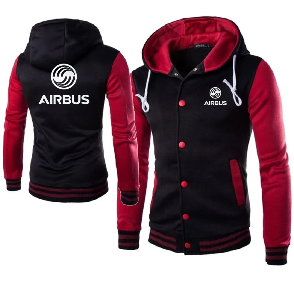 AIRBUS AVIATION Flight Airbusfan A320 Hoodies Baseball Uniform Men\'s Hooded Sweatshirts Hoody Jersey Tracksuits S-5XL