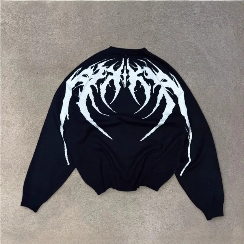 

Loose round Ne Pullover Sweater Warm Autumn Winter Men's Knittedwear Casual Comfortable Non-deformable Summer Print Design