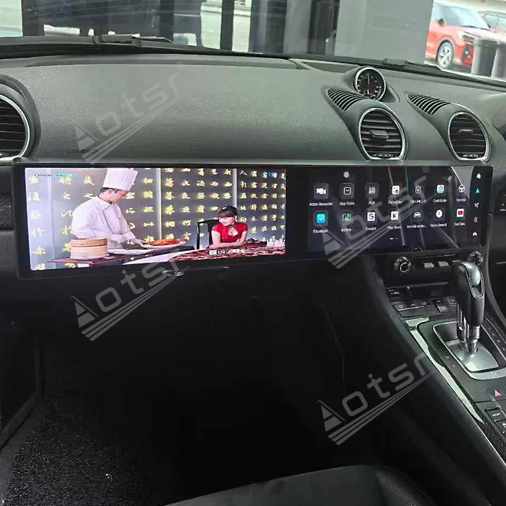 جديد مزدوج 12.3 "أندرويد السيارات لبورشه 718/بوكستر 2016-2023 ترقية راديو السيارة ستيريو Carplay نظام تحديد المواقع HD شاشة الملاحة جهاز #6