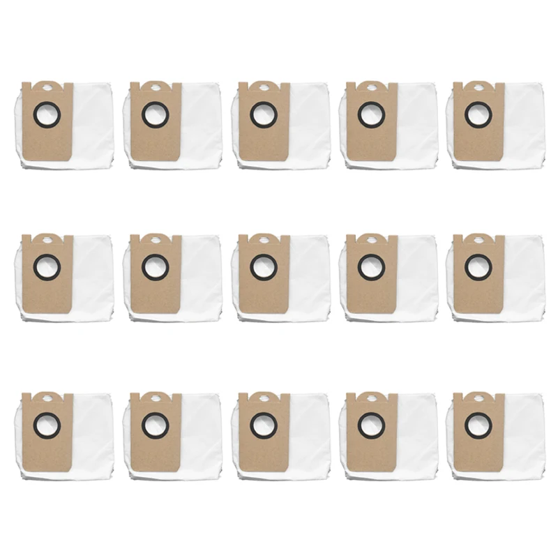 15Pcs For Proscenic M7 Pro M8 Pro Robot Vacuum Cleaner Leakproof Dedicated Dust Bag Replacement Accessories Parts