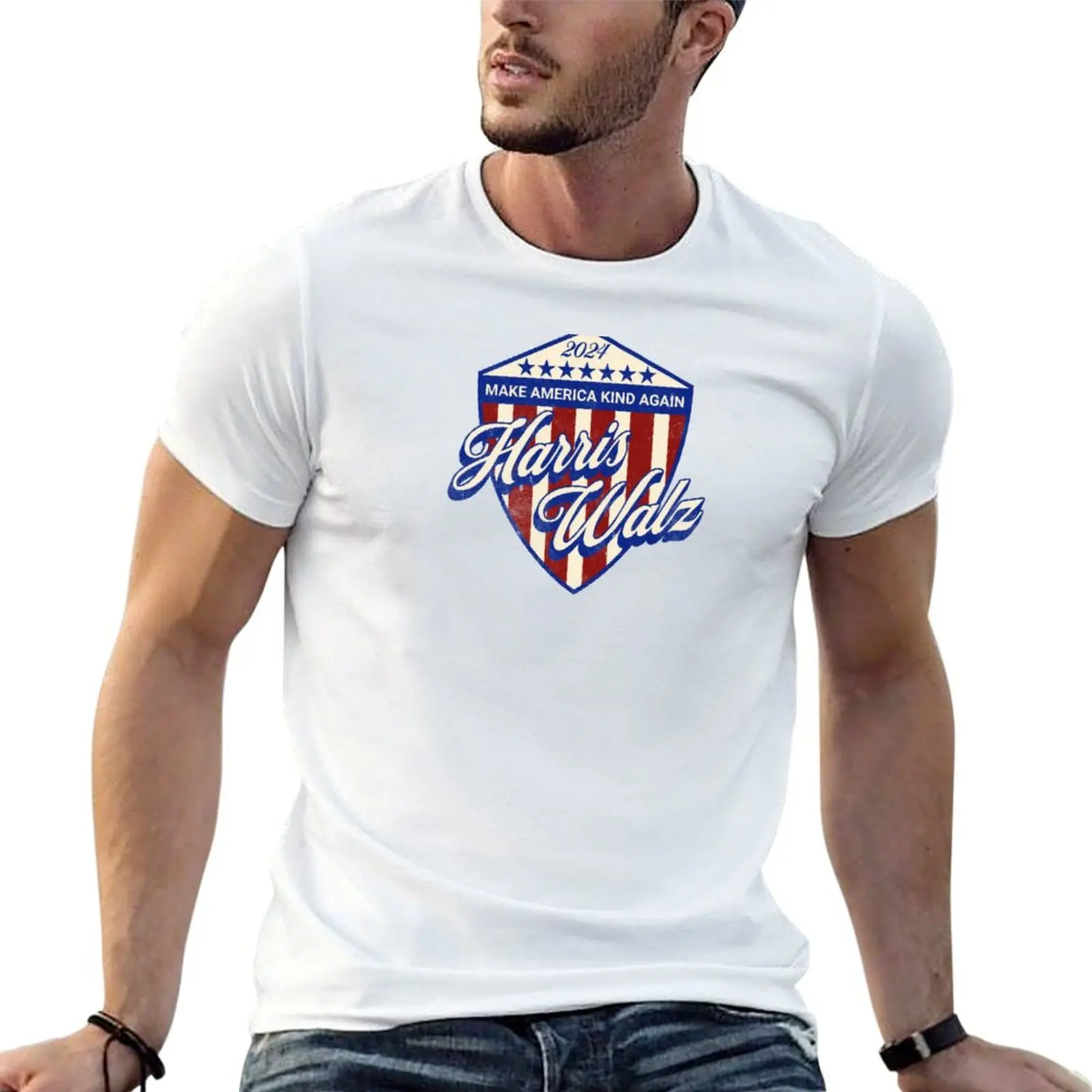 2024 I Love Harris Walz - Make America Kind Again T-Shirt Summer Sports Quick Dry T-Shirt