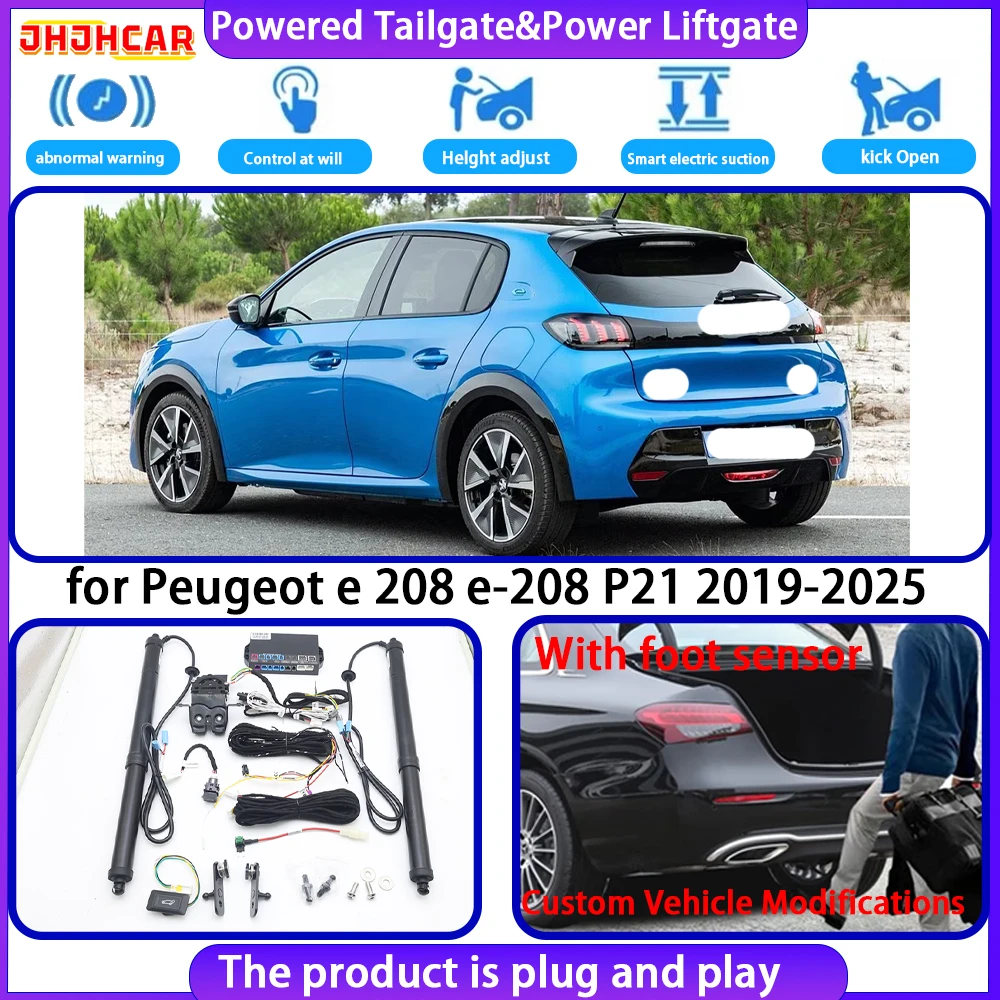 for Peugeot e 208 e-208 P21 2019-2025 Smart Automatic Electric Powered Tailgate Power Liftgate Tailgate System Power Back Door