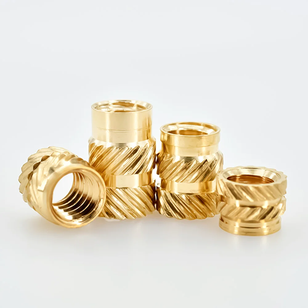 Heat Nutsert M2 M2.5 M3 M4 M5 M6 Brass Insert Nut Hot Melt Threaded Nuts Inserts Embed Knurled Insertnut For 3D Printer PC