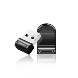 Con llavero de plástico USB Flash Drives 64GB Mini Pen Drive 32GB Memory Stick de capacidad real 16GB Regalo creativo U Disk Negro