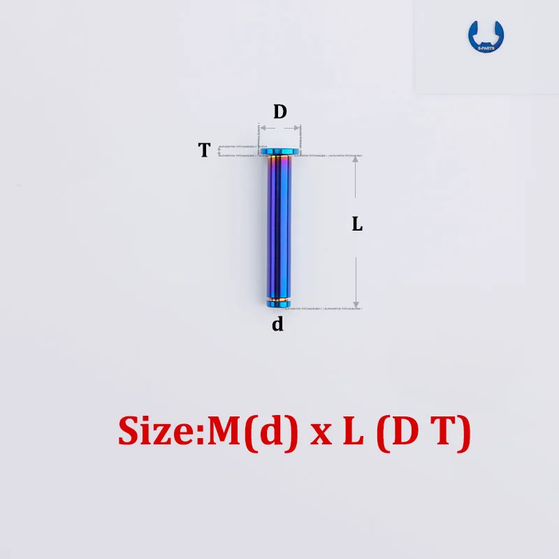1pc Foot Pegs With Snap Ring Pedal Connection Brackets Motorcycle Accessories Titanium Alloy For Electric Vehicle Bike