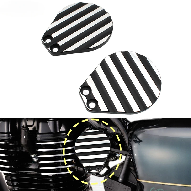 Pair Motorcycle Ribbed Throttle Body Cover protector For Honda GB350 GB350S GB 350 350S 2021 2022 GB350 NC59