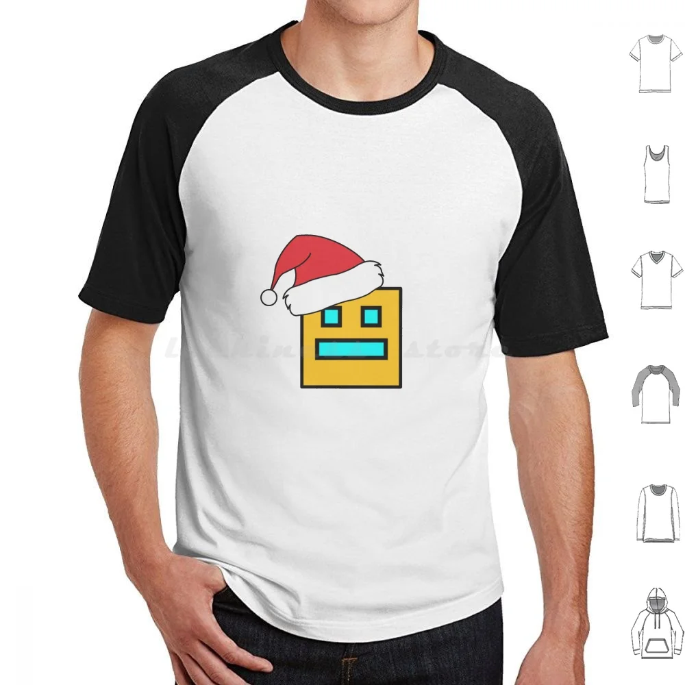 

Geometry Dash T Shirt Cotton Men Women DIY Print Dash Geometric Geometry Geometric Dash Geometry Dash Games App Fun Christmas