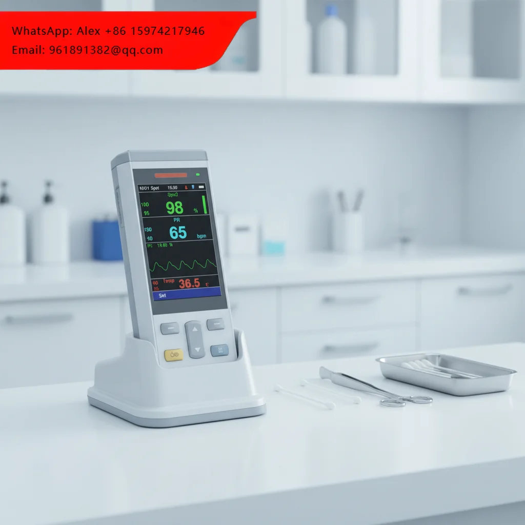 

Low Consumption Budget-Friendly Small Handheld Patient Monitor SUN-300K Veterinary Use For Vet Stations Animal Bases