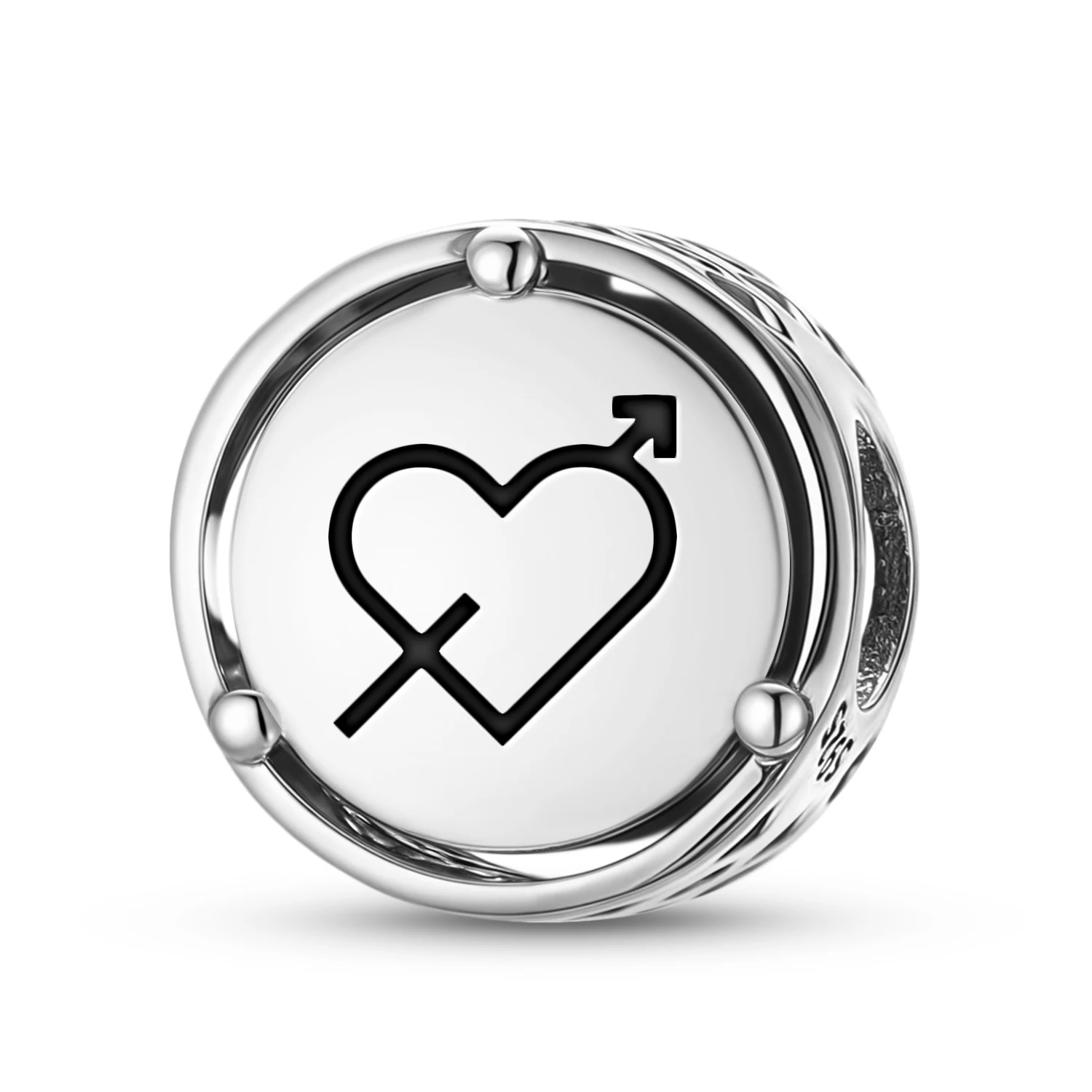 

Греческая мифология Eros Купидон, стерлинговое серебро 925 пробы, символ, подвеска, подходит для оригинального браслета, ювелирные изделия своими руками, аксессуары, семейная бусина