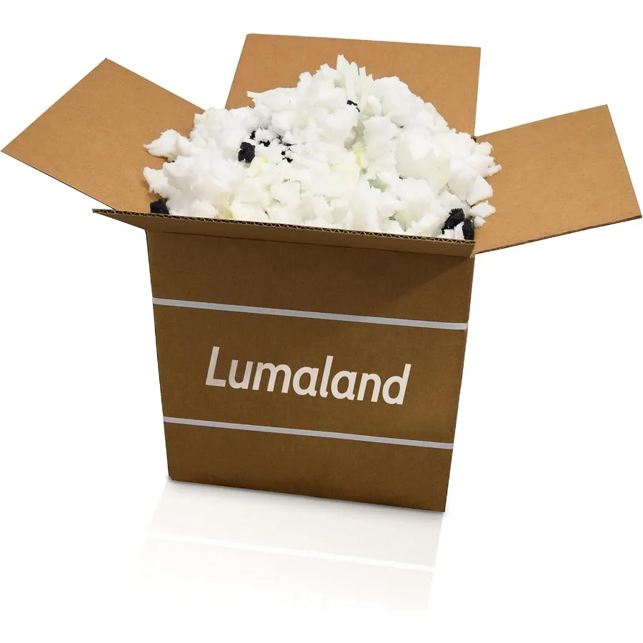 

Shredded Memory Foam Refill Replacement Filling for Bean Bags Chairs Pillows Cushions Dog Beds Stuffed Animals and Crafts 100 M