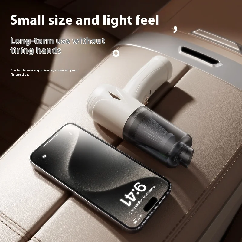 2 в 1, портативный ручной пылесос, беспроводной, многофункциональный, 3000 мА, мощный, двойного назначения, для домашнего автомобиля, со светодиодной подсветкой