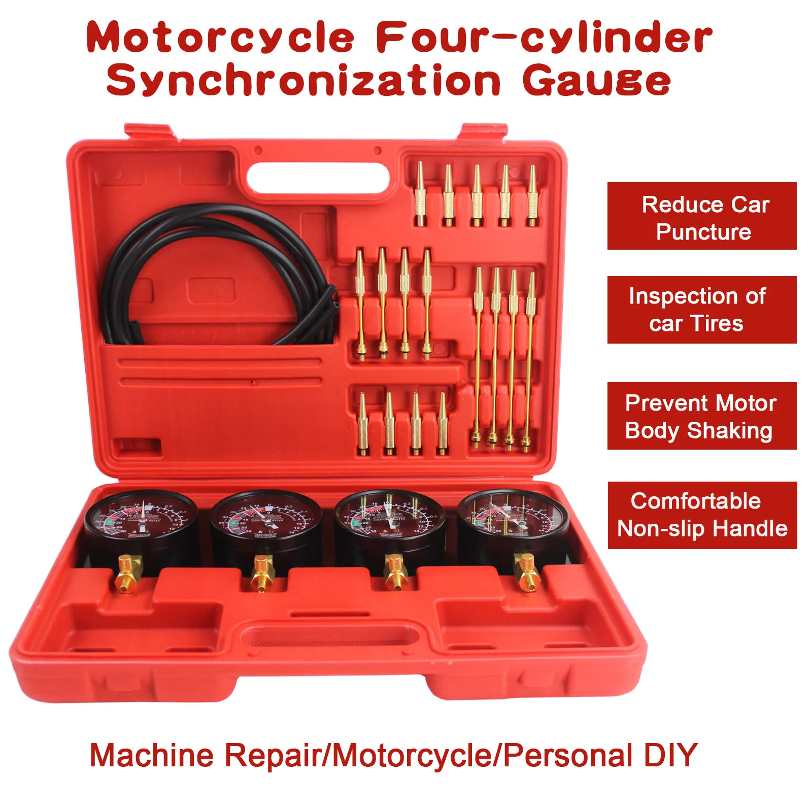 

Комплект манометра гидравлического давления мотоцикла, синхронизаторы с фиксированной пластиной, инструмент для ремонта автомобиля, детали двигателя