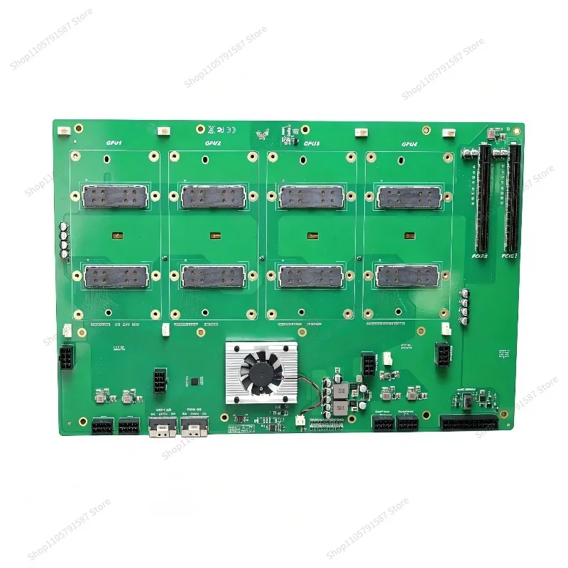 For SXM2 To PCI-E X16 Adapter Board P100 V100 Module Graphics Card Temperature Control Expansion Card