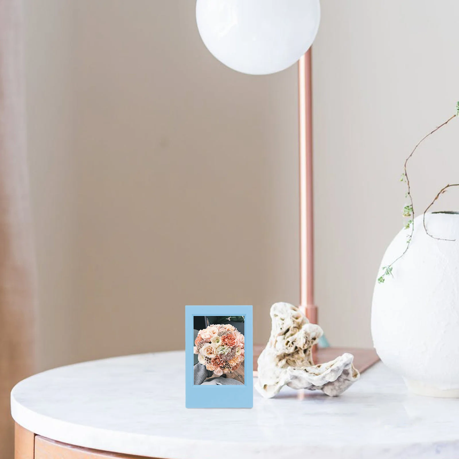 

7pcs Mini Picture Frames For Desk Display Colorful Photo Holder Set Desktop Decorative Frame Freestanding Picture Stand Novelty