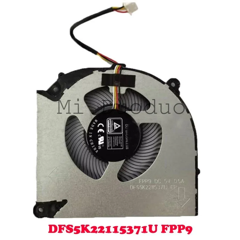 

GPU FAN For DFS5K 22115371 U EP FPP9 4PIN CPU DFS5K 22115371 U-FPP9 DC5V 0.5A New