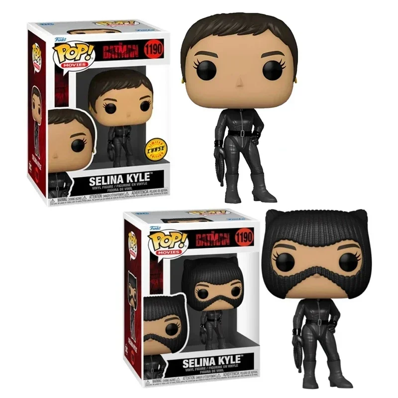 Nuevas PELÍCAS FUNKO POP Batman SELINA KYLE 1190 #   Figura de vinilo de PVC, juguetes de modelos coleccionables, héroe para regalo de fiesta, juguete