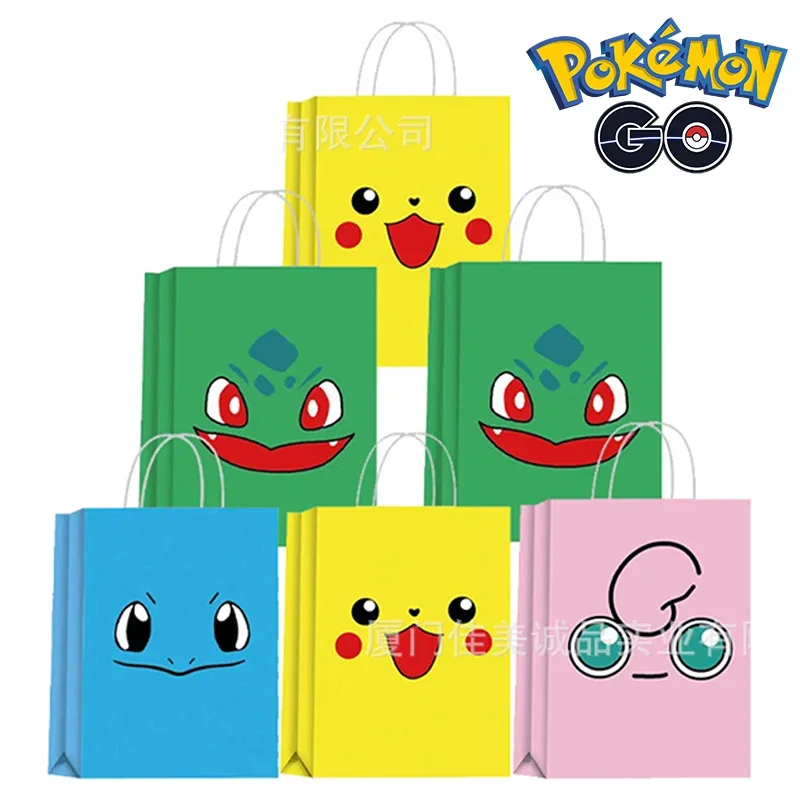 grandes-sacos-de-presente-de-papel-para-criancas-pikachu-charmander-embalagem-festivo-chuveiro-de-bebe-fontes-do-partido-decoracoes-do-partido