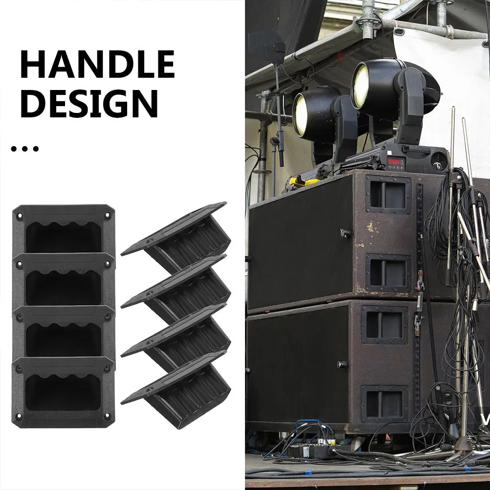 12 قطعة من مقبض مكبر الصوت البلاستيكي المريح لصندوق الخزانة ملحقات مكبر الصوت شديدة التحمل #1