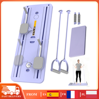 Multifunctional Home Fitness Board Folding Abdominal Board for Pilates Push Up, Core Workout Gym Abs Equipment for Home Exercise