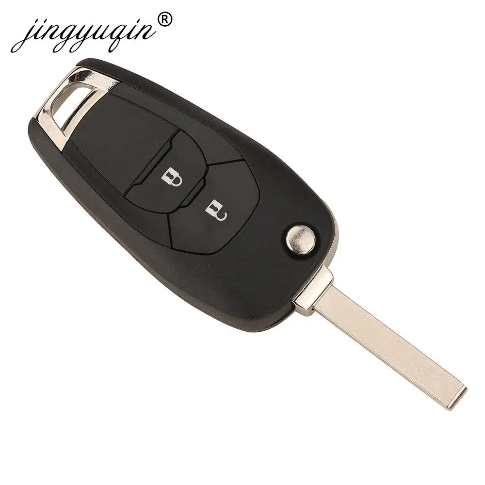 jingyuqin Car Remote Control Flip Key Fit For Chevrolet Cruz 2015 Trax Sonic Spark Onix 2021 433Mhz FSK 4A Chip Original PCB