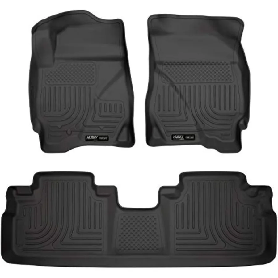 

Weatherbeater Floor Mats for 20092012 Escape 20092011 Mazda Tribute and Mercury Mariner Front and Second Row 3Piece Set in Bla