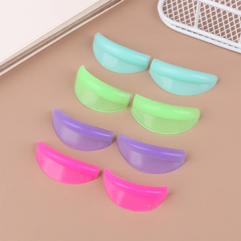 4 Pairs Silicone Eyelash Perm Pads Lashes Rods Shield Lifting 3d Eyelash Curler Accessories Applicator Makeup Tool