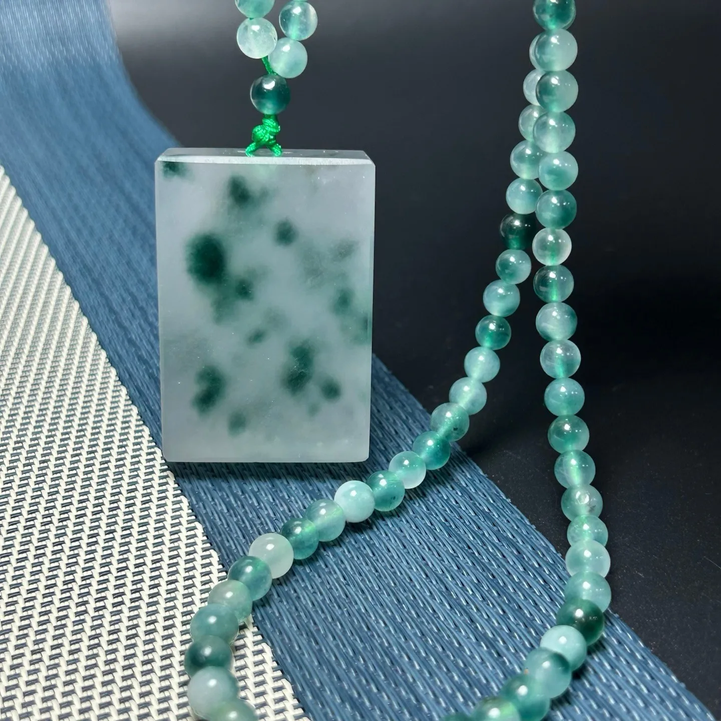 Real Natural high Ice green Jade Jadeite Amulet Pendant&Necklaces