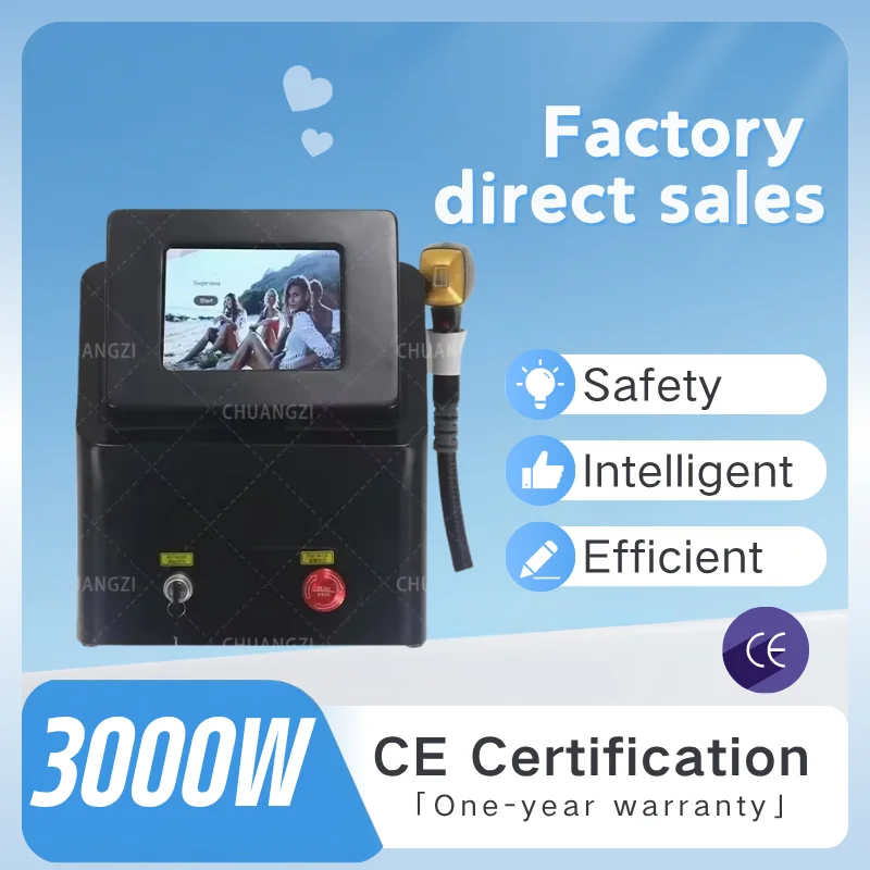 

Laser Tattoo Removal Machine Diode Laser 808 755 1064 Hair Removal Equipment for Beauty Salon Painless Hair Remover
