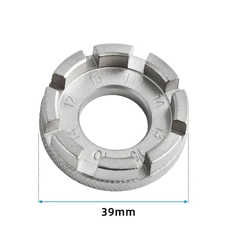 Ajusteur de jante de roue de vélo à rainure à 8 voies, rayon de bicyclette, multi-outil de réparation, clé de service, outils de cyclisme