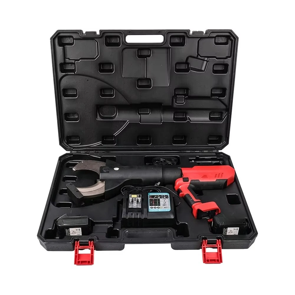 Super Large Caliber Rechargeable Brushless Motor Alloy Steel 150KN Force Cable Cutting Pliers QS-105C Automatic Hydraulic Tool