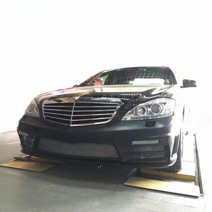 Good Fitmen WD Style Body Kit for Old S CLASS W221 for 2006-2013 Front Bumper Rear Bumper Side Skirts