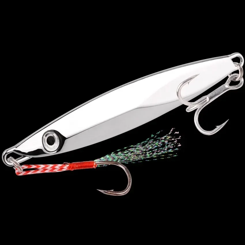 Metal Jig Fishing Lure 10g-120g Sinking Cast Hook Wobbler Pike Spoon Carp Spinner Sea Tackle Kit Pesca Artificial Bait