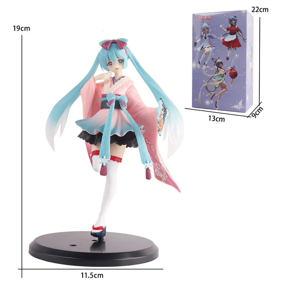 جديد هاتسون ميكو أنيمي الشكل اللعب نيو طوكيو سلسلة كيمونو ميكو Kawaii الكرتون البلاستيكية عمل تمثال نموذج دمى هدايا أعياد الميلاد #3