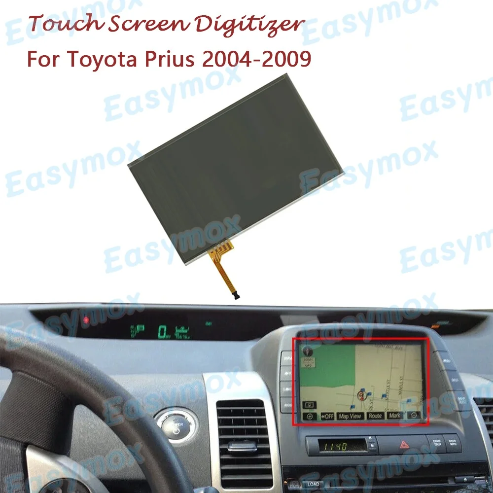 

LTA070B510F LTA070B511F 7.3" Touch Screen Digitizer For Toyota Prius 2004-2009 Car Radio DVD Player GPS Navigation Without LCD