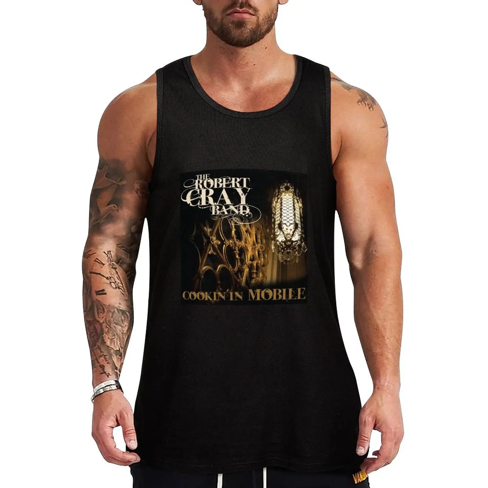 The Robert Cray Band cookin in mobile Tank Top Athletic Sleeveless Shirt Gym Workout Quick Dry Tank Top