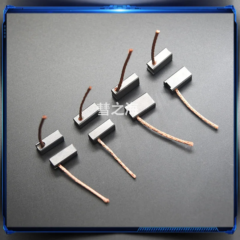 

2PC Automobile Carbon Brush Lifter Fan Heater Generator 5 6 7 15 16 17 Brake Pump Medium Copper DC Carbon Brush