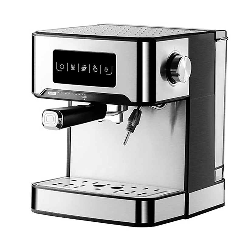 Cafetera Espresso Semiautomática de 850W y 20 Bares con Tanque Extraíble de 1.5L 360 °   Varilla de Vapor para Cocina, para Latte, Hogar y Cafetería