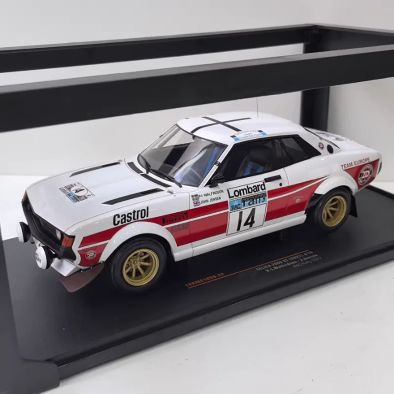 IXO 1:18 Scale Celica 2000 GT RA21 RAC #14 1977 Alloy Car Model Static Collection Decorated Holiday Gifts Toys Souvenir Gift