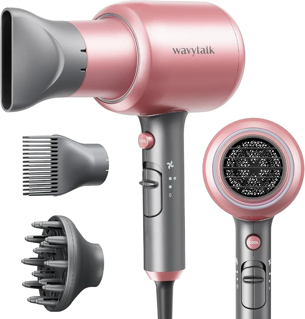 

Professional Ionic Hair Dryer with Diffuser and Concentrator