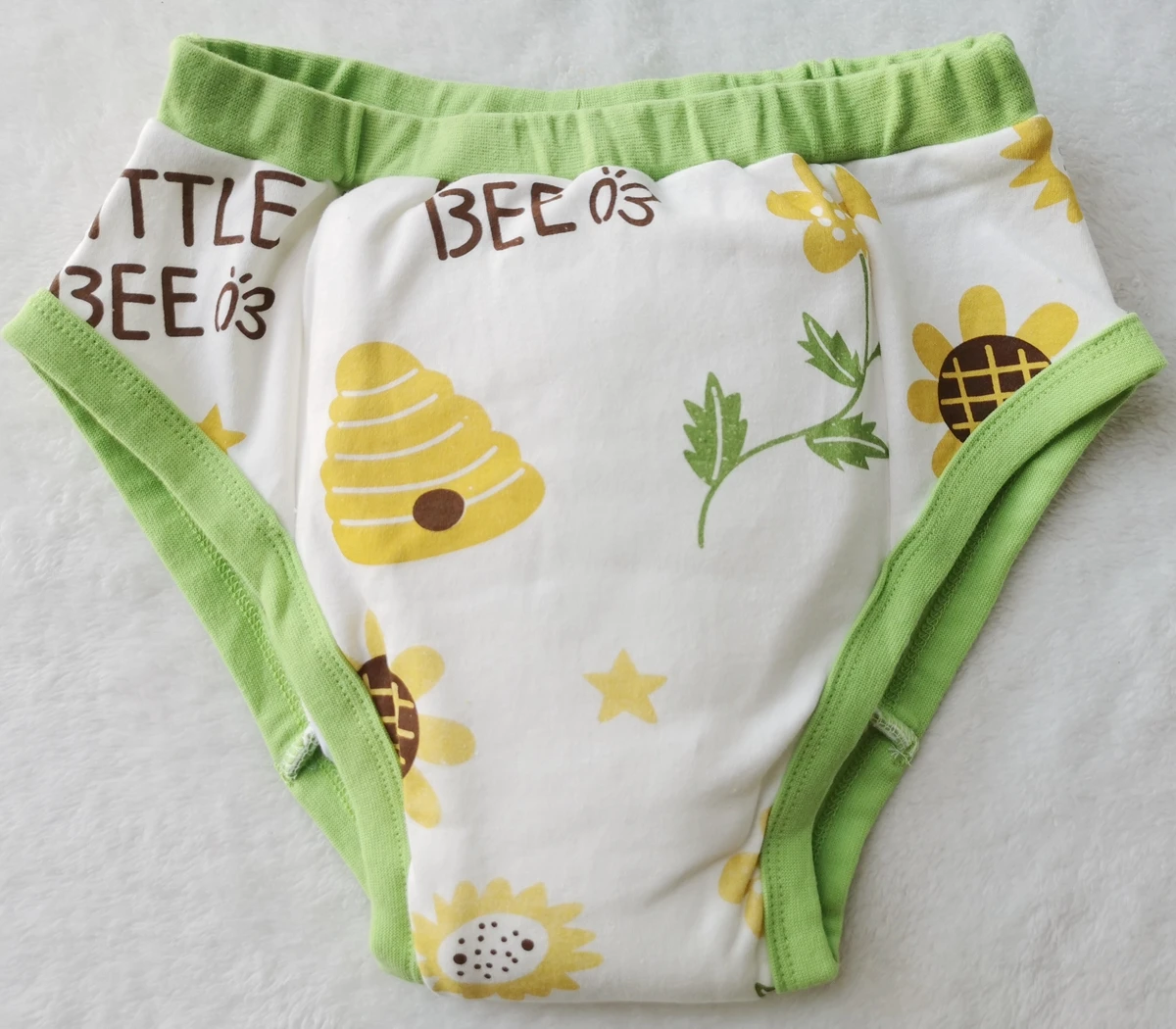 Adult printed bee trainning pant/Adult baby brief with padding inside/ABDL trainning pants/adult trainning pant/abdl pant