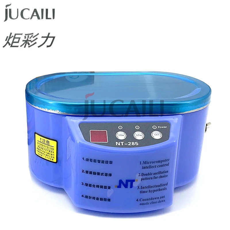 

JCL Print Head Washing Machine Solvent Printhead Ultrasonic Cleaner for Xaar 128 382 Polaris Konica DX4 DX5 Head Cleaning Bath